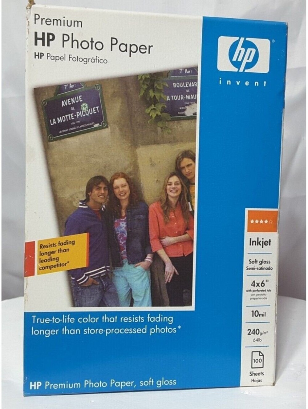 HP Premium 4x6 Photo Paper 100 Sheets Inkjet Gloss Sealed